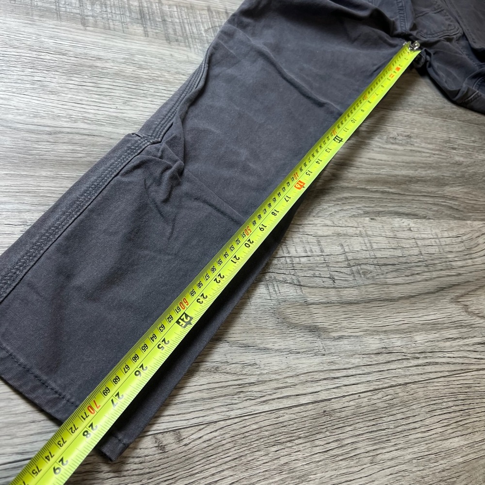 Carhartt Slim Straight Work Pants in Charcoal - Picture 8 of 10